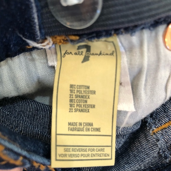 7 For All Mankind Toddler Skinny Jeans 3T - Picture 7 of 7